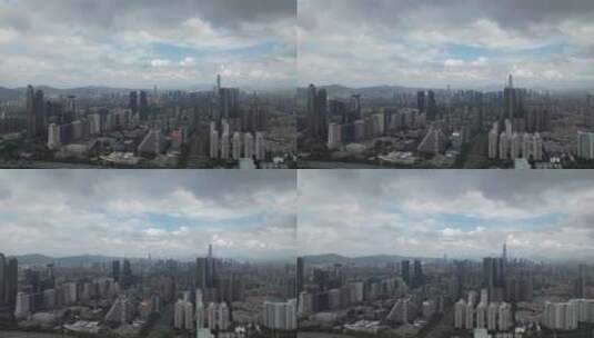 4K深圳车公庙城市景观建筑群高清在线视频素材下载