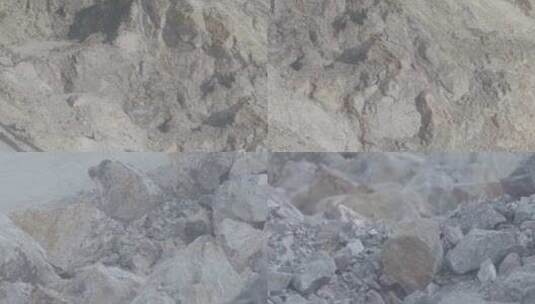 （4k）浙江温州泰顺县矿山矿坑特写高清在线视频素材下载