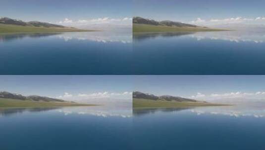 新疆赛里木湖航拍高清在线视频素材下载