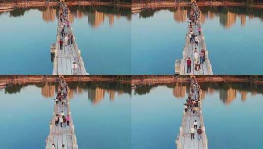 福建泉州安平桥高清在线视频素材下载