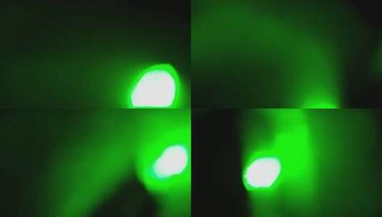 闪烁的绿色耀斑高清在线视频素材下载