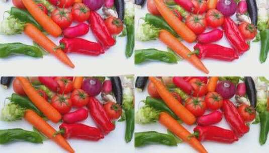 蔬菜美食食物综合4k视频高清在线视频素材下载