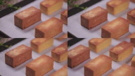 台湾小吃糕点甜品凤梨酥高清在线视频素材下载
