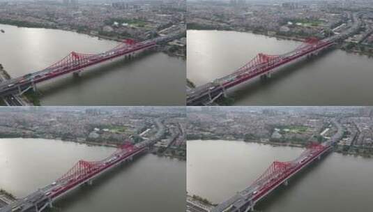 东莞东江大桥航拍高清在线视频素材下载