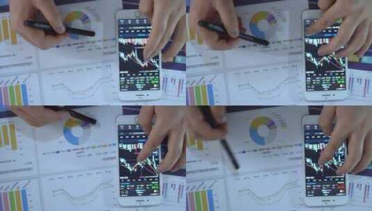金融证券投资分析商务视频高清在线视频素材下载