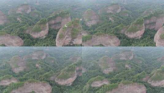 湖南怀化通道万佛山4A景区航拍高清在线视频素材下载