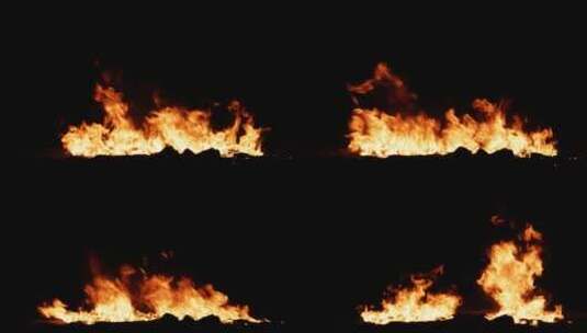 大火 火灾 着火 森林大火 火燃烧 火焰高清在线视频素材下载