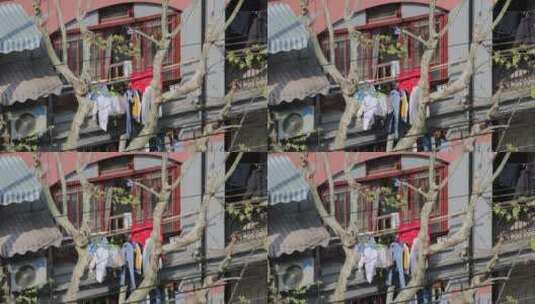 上海老房子弄堂高清在线视频素材下载