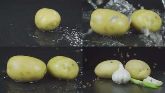 实拍土豆高清在线视频素材下载