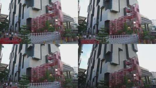前岸国际 深圳前岸国际酒店 酒店 建筑高清在线视频素材下载