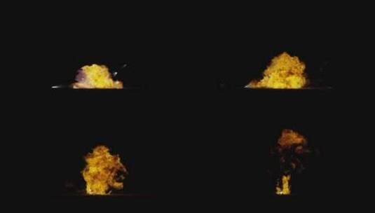 4k爆炸生成的多种火焰效果背景视频素材14高清在线视频素材下载