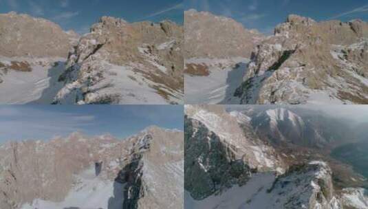 冬天的大山高清在线视频素材下载