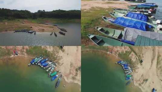 航拍海南松涛水库美丽风景高清在线视频素材下载