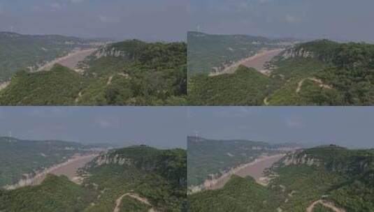 河南济源黄河三峡风景区视频高清在线视频素材下载