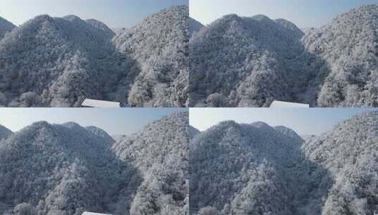 汉江源景区雪景宣传片高清在线视频素材下载