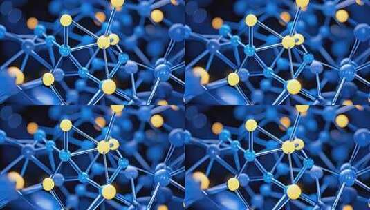 生物医学工程分子结构高清在线视频素材下载