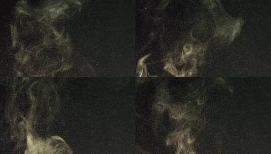 黑色背景粒子特效高清在线视频素材下载