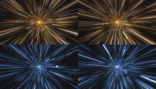 科技流星粒子穿梭隧道高清AE视频素材下载