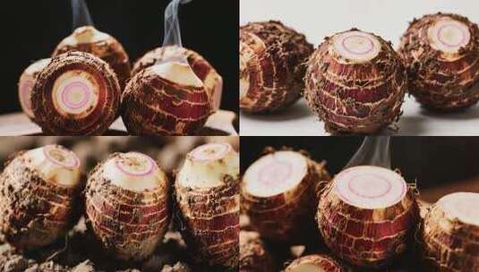 荔浦芋头香芋大芋头视频素材高清在线视频素材下载