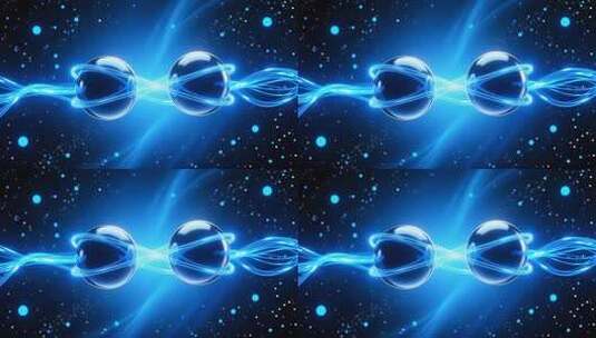 科幻量子纠缠的视觉表现4K高清在线视频素材下载