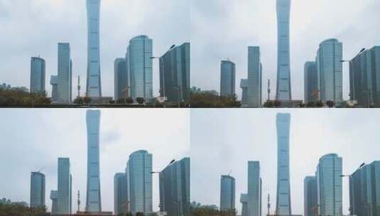 北京_北京CBD_商业区建筑群_中国尊4K高清在线视频素材下载