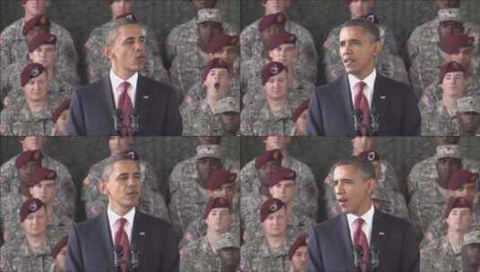 美国谈结束伊拉克战争高清在线视频素材下载
