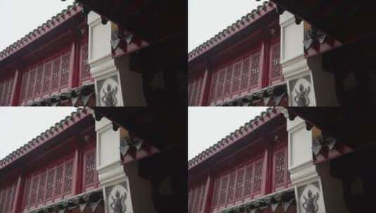 浙江普陀山大乘禅院建筑4K实拍视频高清在线视频素材下载
