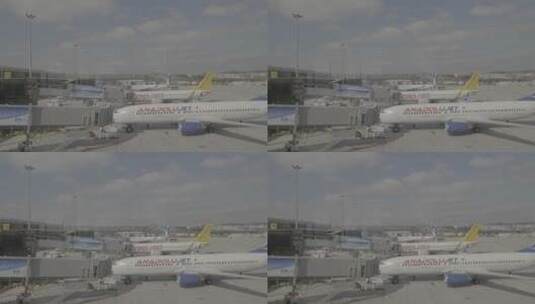 国外机场游客高清在线视频素材下载