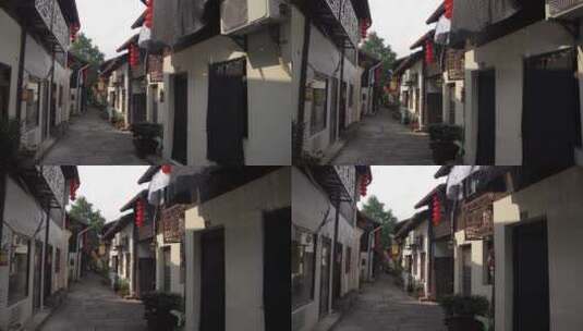 杭州小河直街历史文化街区景点高清在线视频素材下载