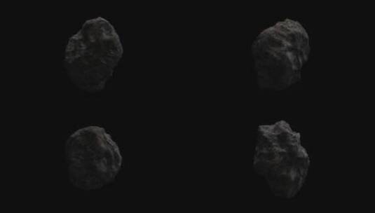 小行星陨石旋转-2高清在线视频素材下载