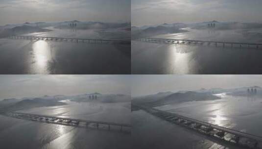 跨海大桥大连庄河大桥高清在线视频素材下载