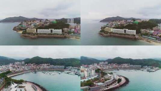 深圳大鹏新区海岸自然风光航拍视频高清在线视频素材下载