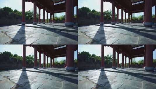 武汉硚口区园博园襄阳园4K视频素材高清在线视频素材下载