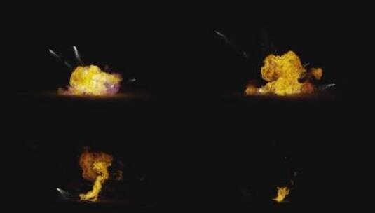 4k爆炸生成的多种火焰效果背景视频素材15高清在线视频素材下载