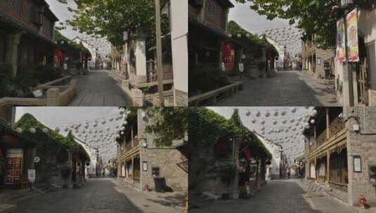 南京老门东老街区高清在线视频素材下载