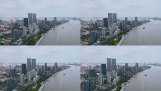 上海陆家嘴城市航拍【4K】高清在线视频素材下载