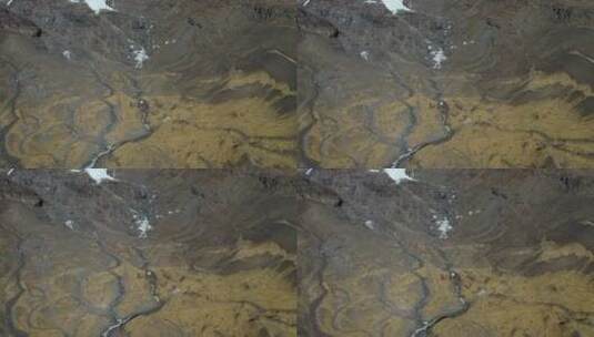 西藏日喀则卡若拉冰川无人机航拍视频高清在线视频素材下载
