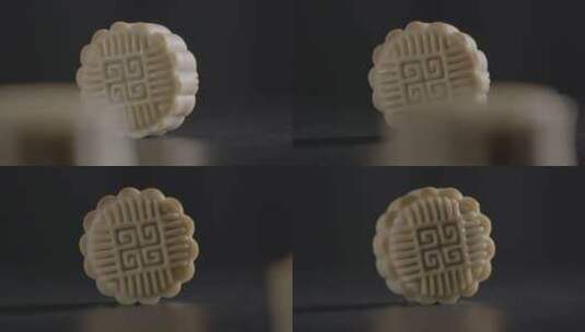 月饼中秋圆月中秋月饼LOG视频素材高清在线视频素材下载