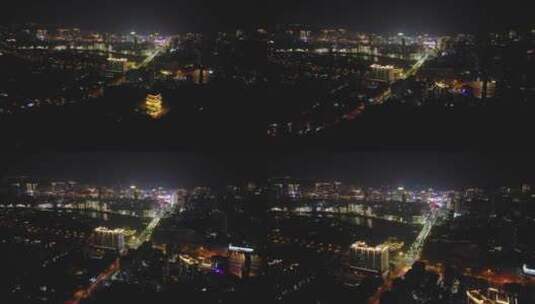 三亚城市夜景高清在线视频素材下载