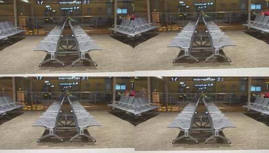上海虹桥国际机场场景高清在线视频素材下载