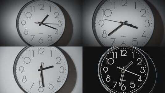 钟表时钟实拍镜头高清在线视频素材下载