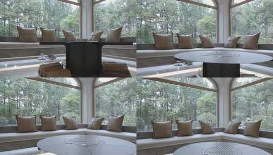 豪宅别墅室内客厅沙发茶几高清在线视频素材下载