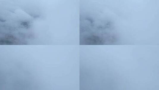 无人机航拍穿越天空云雾高清在线视频素材下载