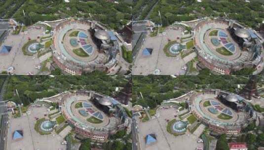 深圳世界之窗景点航拍高清在线视频素材下载