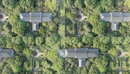 湖北武汉华中师范大学空镜航拍高清在线视频素材下载