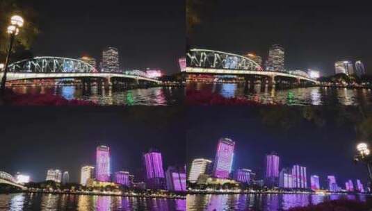 珠江夜景高清在线视频素材下载
