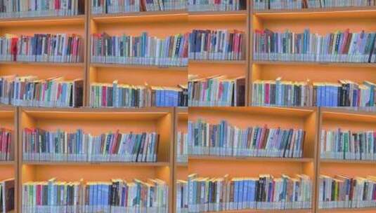 图书馆 学习 看书 阅读 查资料 图书馆空境高清在线视频素材下载