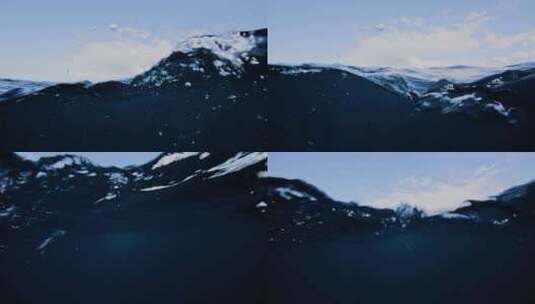 海洋水下拍摄空镜高清在线视频素材下载