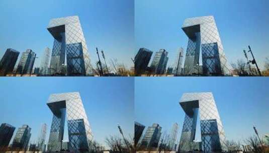 北京中央电视台大楼高清在线视频素材下载
