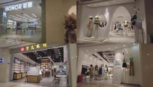 大型商场商铺展示空镜头高清在线视频素材下载